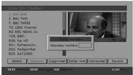 BRANDT B 2206 LVDXW - Déplacer les chaînes dans la liste des chaînes - 1