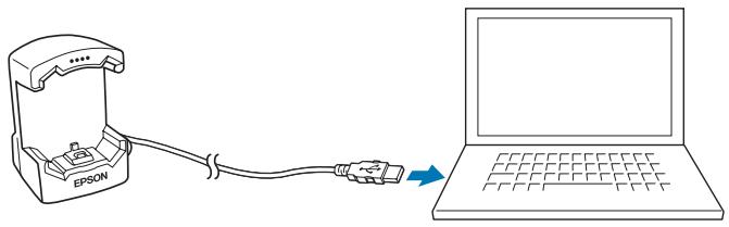 EPSON SF-510 - Démarrage de Run Connect et affichage de l'écran Paramètres - 1