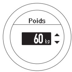 EPSON SF-510 - Définissez votre taille et votre poids. - 2