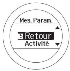 EPSON SF-510 - Affichez le menu Mes. Param. - 1