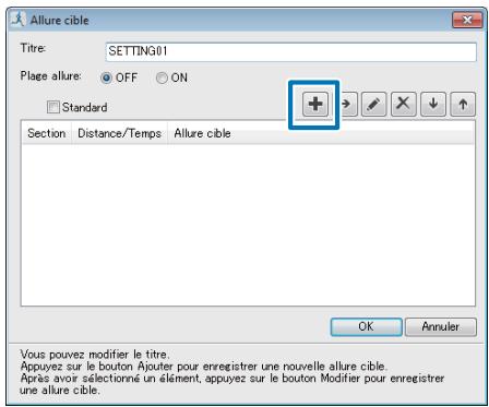 EPSON SF-510 - Définition de l' allure cible - 4