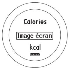 EPSON SF-510 - Sélectionnez Calories brûlées. - 2