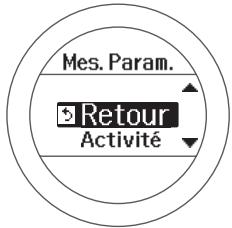 EPSON SF-510 - Affichez le menu Mes. Param. - 1