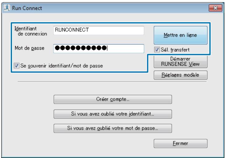 EPSON SF-510 - Gestion des données avec l'application Web (RUNSENSE View) - 2