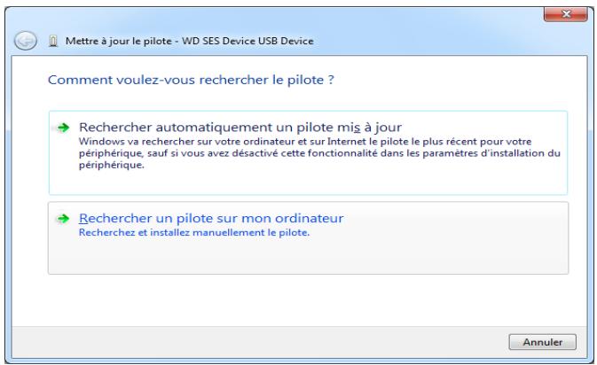 COPIC WESTERN DiGiTALMY PASSEPORT ULTRA1T0O - Cliquez sur Rechercher un pilote dans mon ordinateur. - 1