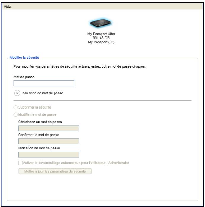 COPIC WESTERN DiGiTALMY PASSEPORT ULTRA1T0O - Désactivation de la fonction de verrouillage du lecteur - 1