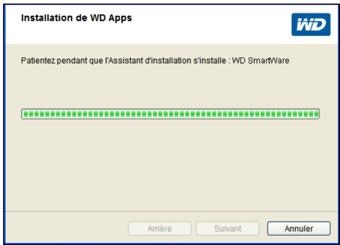 COPIC WESTERN DiGiTALMY PASSEPORT ULTRA1T0O - Attendez la fin de l'installation : - 1