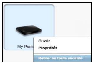 COPIC WESTERN DiGiTALMY PASSEPORT ULTRA1T0O - Déconnexion du lecteur en toute sécurité - 2
