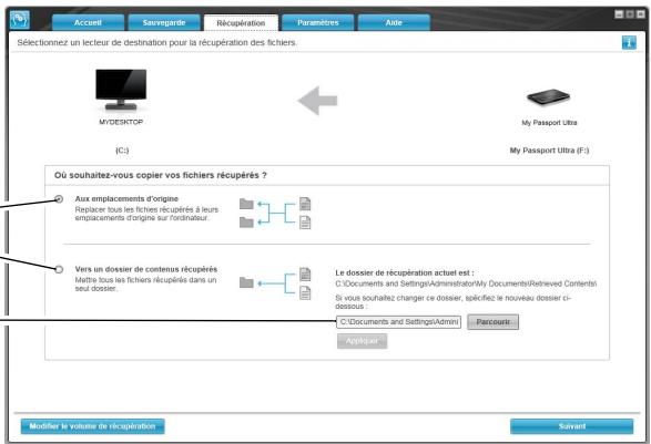 COPIC WESTERN DiGiTALMY PASSEPORT ULTRA1T0O - Onglet Récupération - 3