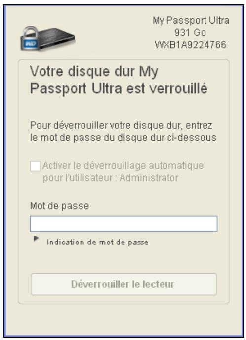 COPIC WESTERN DiGiTALMY PASSEPORT ULTRA1T0O - A l'aide de l'utilitaire WD Drive Unlock - 1