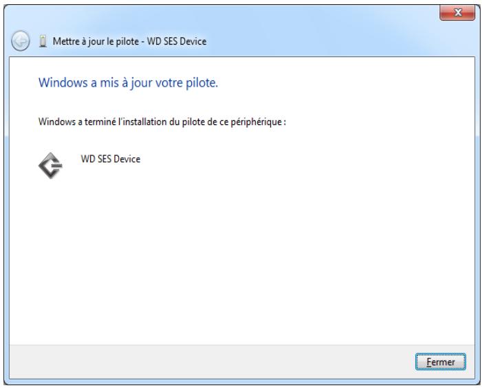 COPIC WESTERN DiGiTALMY PASSEPORT ULTRA1T0O - Quand l'installation est terminée, cliquez sur Terminer : - 1