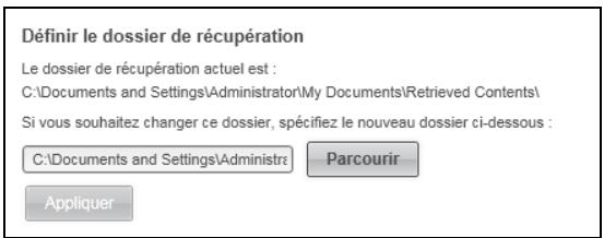 COPIC WESTERN DiGiTALMY PASSEPORT ULTRA1T0O - Définition d'un autre dossier de contenus récapurés - 1