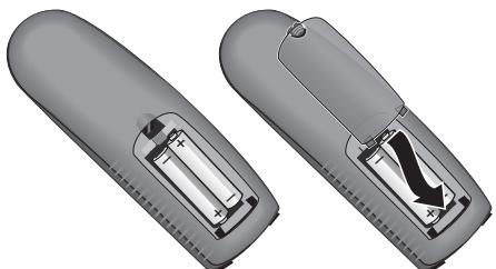 GIGASET 4L - Insérer les batteries - 1