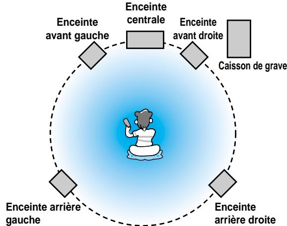 SAMSUNG HT-DL70 - Connexion des enceintes - 2