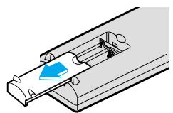 SAMSUNG HT-DL70 - Inserer les PILES de la télécommande - 1