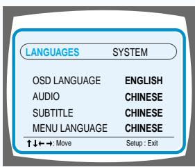 SAMSUNG HT-DL70 - Pourmettreau pointla fonctionlangue - 1