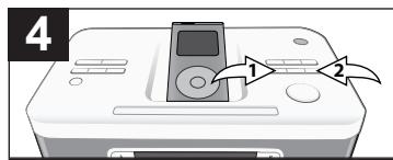 MEMOREX EMI47103PWHT - To adjust the main volume: - 1