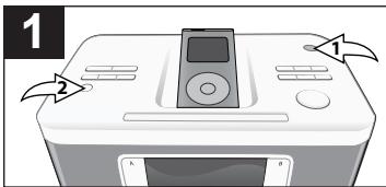 MEMOREX EMI47103PWHT - USING AN iPod WITH THIS UNIT - 1