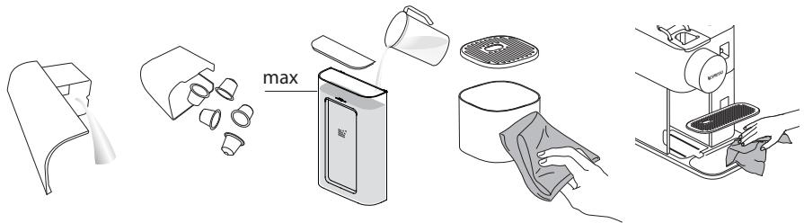 DELONGHI LATISSIMA EN640 - MANUAL POWER OFF: RANKINIS ISJUNGIMAS: - 9