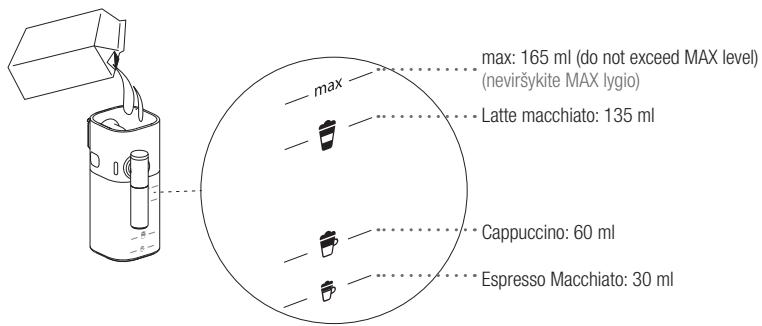 DELONGHI LATISSIMA EN640 - Assembling / Disassembling the Rapid Cappuccino System Sistemas „Rapid Cappuccino“ surinkimas / išrinkimas - 1