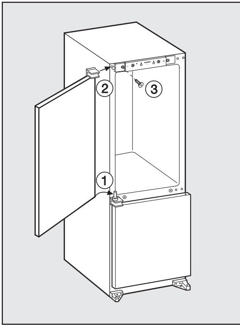 MIELE KF883ID1 - Inversion du sens d'ouverture de porte - 2