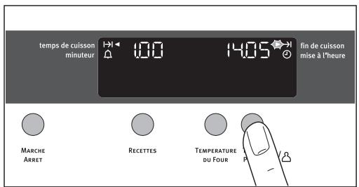 ARTHUR MARTIN FE 4416 NG - Utilisation conjointe des fonctions temps de cuisson et fin de cuisson (départ différé arrêt automatique) - 3