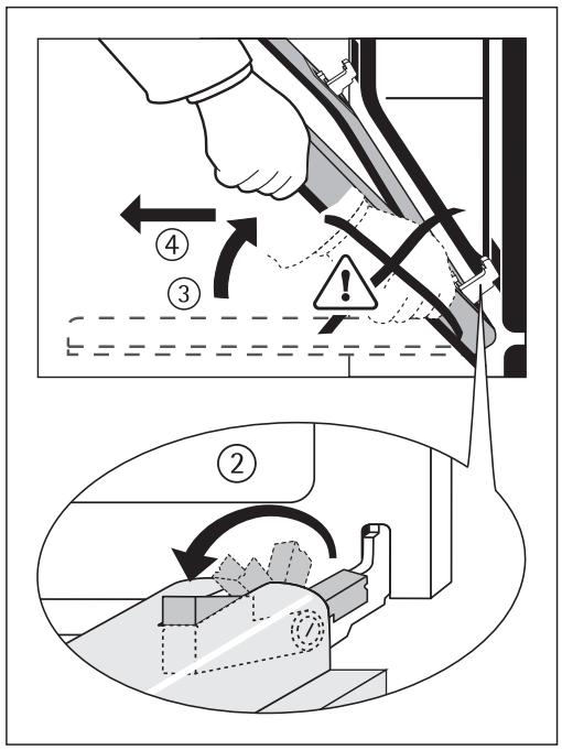 ARTHUR MARTIN FE 4416 NG - Décrocher la portedou four - 1