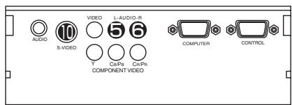 HITACHI PJ-TX10 - Si vous utilisez une entrée S-video, - 2