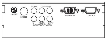 HITACHI PJ-TX10 - Si vous utilisez une entrée à partir d'un port COMPUTER, - 2