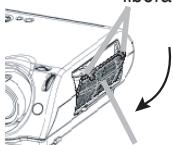 HITACHI PJ-TX10 - Remplacer le filtré à air - 3