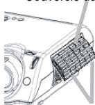 HITACHI PJ-TX10 - Remplacer le filtré à air - 1