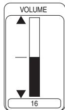 HITACHI PJ-TX10 - Pour régler le volume, utilisez les touches ▲/□. - 2