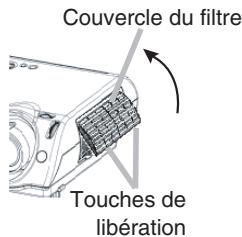 HITACHI PJ-TX10 - Remplacer Le Filtre À Air - 1