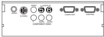 HITACHI PJ-TX10 - Si vous utilisez une entrée S-video, - 2