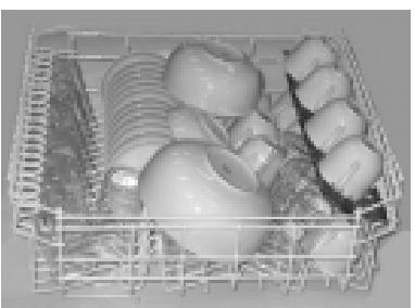ARISTON LV620WH - Le réglage du panier supérieur? - 4