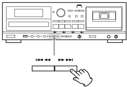 TEAC AD-800 - Saut à un fichier précédent ou suivant - 1