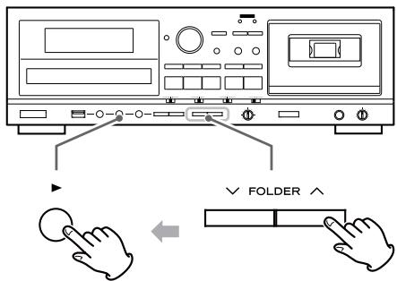 TEAC AD-800 - Sélection d'un dossier - 1
