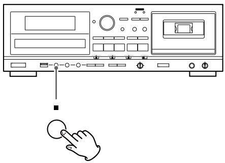 TEAC AD-800 - Arrêt de la lecture - 1