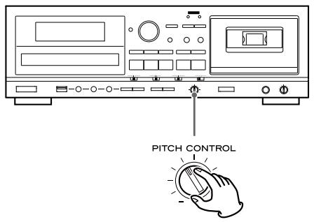 TEAC AD-800 - Commande de hauteur (Pitch control) - 1