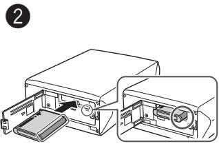 FUJIFILM SP2 GOLD - Insertion de la batterie - 2