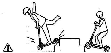 URBANGO NC - Important: pour demarrer le moteur electrique, la trottinette DOIT etre propulsee avec le PIEDS à environ 5 km/h. - 5