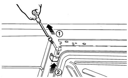 DE DIETRICH DVF 440 JE1 - Equilibrage de la porte (droite et gauche) - 1
