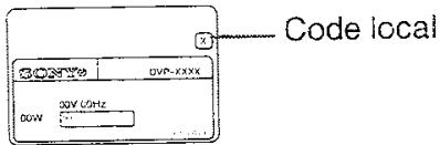 SONY HTP 1000 - Code local - 1
