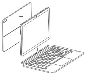 LENOVO TAB P11- TB-J606F - Fixation du pack clavier - 1