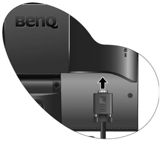 BENQ FP72E/T721 - Installation matérielle du moniteur - 10