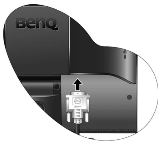 BENQ FP72E/T721 - Installation matérielle du moniteur - 9
