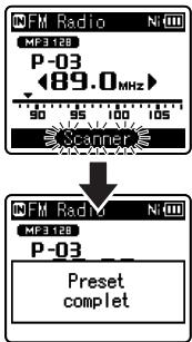 OLYMPUS WS-811+ME-51 - Présélection automatique de stations de radio [Auto-preset] - 6