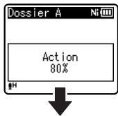 OLYMPUS WS-811+ME-51 - Appuyez sur la touche OK. - 1