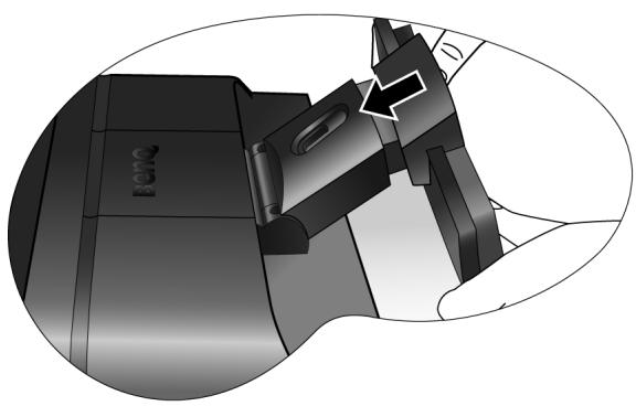 BENQ FP92W - Fixez la base du moniteur. - 4