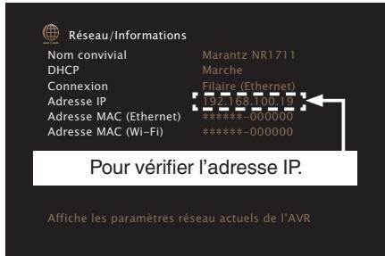 MARANTZ NR1711 - Contrôle de l'appareil à partir d'un contrôle Web - 1